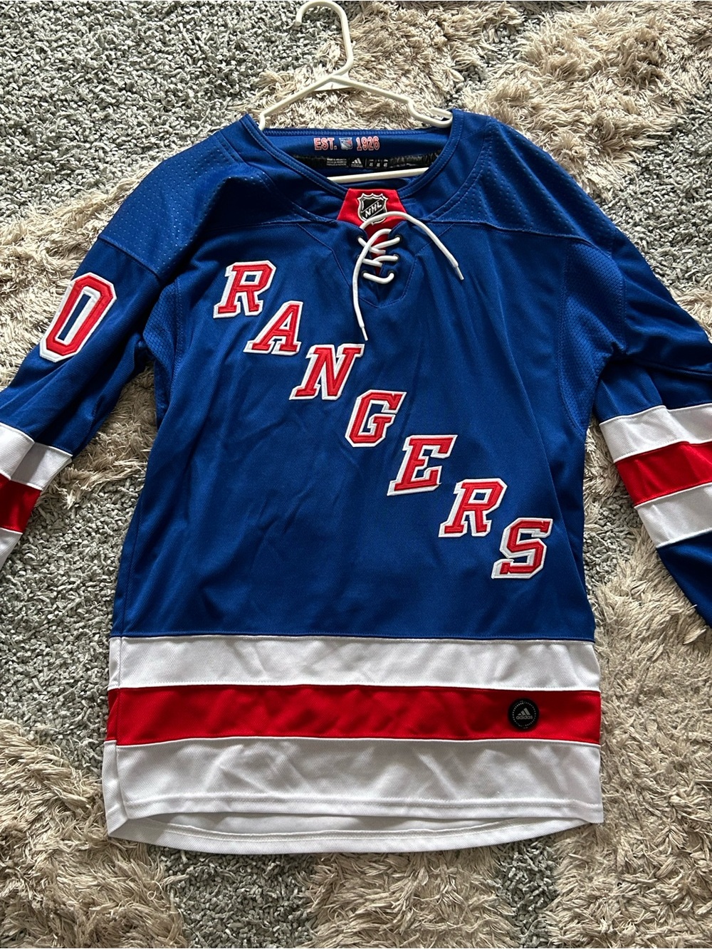 Like New - New York Rangers Alexandar Georgiev Jersey - Men’s Small